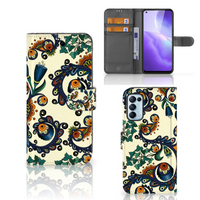 Wallet Case OPPO Find X3 Lite Barok Flower - thumbnail