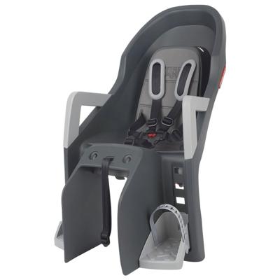 Polisport Achterzitje guppy maxi dragerbevestiging zwart/grijs Polisport Achterzitje guppy maxi dragerbevestiging zwart/grijs