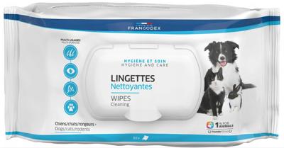 FRANCODEX Verzorgingsdoekjes voor hond en kat - 80 st.