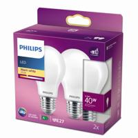 Philips 4,5W - E27 - 2700K - 470 lumen set van 2 - 929001242967