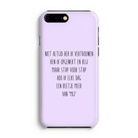 Zelfvertrouwen: iPhone 8 Plus Volledig Geprint Hoesje Zelfvertrouwen: iPhone 8 Plus Volledig Geprint Hoesje