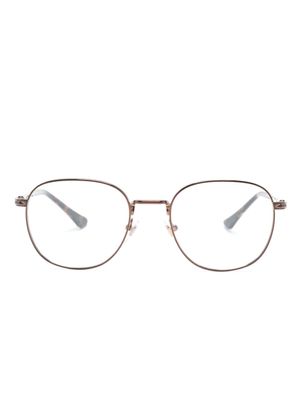 Persol lunettes de vue PO1007V à monture ronde - Marron