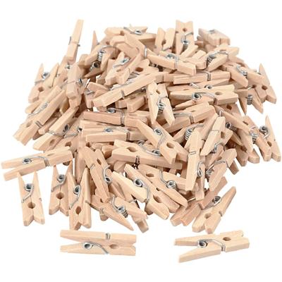 Creativ Company Wasknijpers, l: 25 mm, b: 3 mm, 100 stuk/ 1 doos