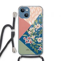 Sweet heaven geometrics: iPhone 13 mini Transparant Hoesje met koord