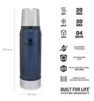 Stanley PMI Classic Legendary Bottle 0.75L thermosfles Nightfall - thumbnail