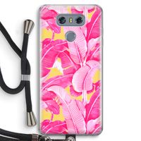 Pink Banana: LG G6 Transparant Hoesje met koord