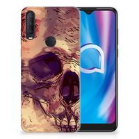 Silicone Back Case Alcatel 1S (2020) Skullhead