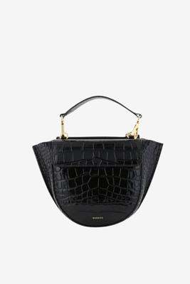 Wandler crossbody Hortensia Mini 000025-3251 black croco