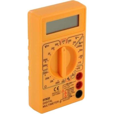 Digitale multitester - CHACON - 600 V - 3,5 LCD scherm - Geel