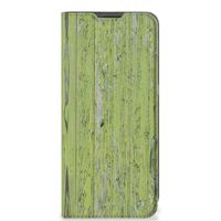 OnePlus 10 Pro Book Wallet Case Green Wood - thumbnail