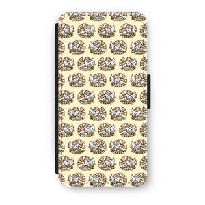 Slapende poes: iPhone 8 Plus Flip Hoesje