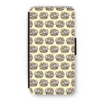 Slapende poes: iPhone 8 Plus Flip Hoesje