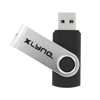 xlyne 177534-2 USB flash drive 128 GB USB Type-A 3.2 Gen 1 (3.1 Gen 1) Zwart, Zilver - thumbnail