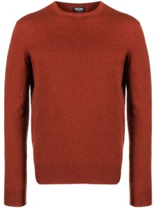 Zegna pull Oasi à col rond - Orange