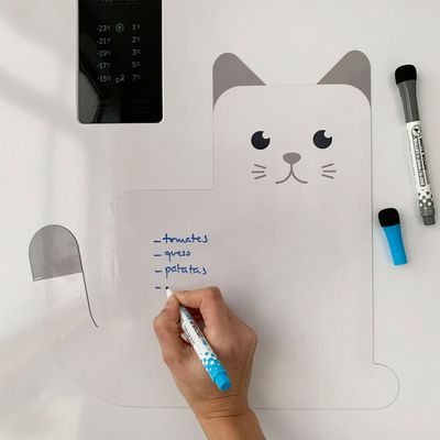 Magnetisch Schrijfbord In De Vorm Van Een Kat - Wit