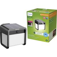 Philips LED Ezra 929004631601 Wandlamp op zonne-energie met bewegingsmelder LED 1.8 W Zwart