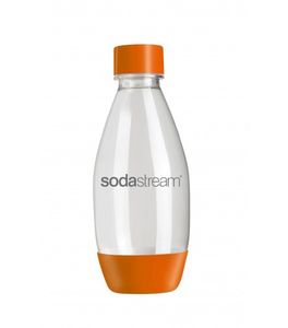 SodaStream PET-fles 0,5 liter druppelvorm, duopack drinkfles 1x oranje, 1x groen