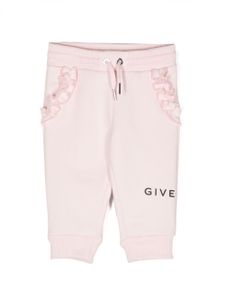 Givenchy Kids pantalon de jogging à logo imprimé - Rose