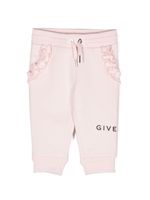 Givenchy Kids logo-print detail track pants - Rose