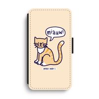 Miauw: iPhone XS Max Flip Hoesje