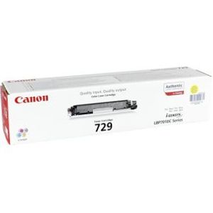 Canon 729 Y tonercartridge 1 stuk(s) Origineel Geel