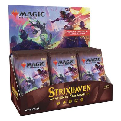Magic the Gathering Strixhaven: School of Mages Set Booster Display (30) german Magic the Gathering Strixhaven: School of Mages Set Booster Display (30) german