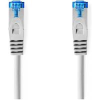 CAT6a netwerkkabel | S/FTP | RJ45 Male | RJ45 Male | 20.0 m | Snagless | Rond | LSZH | Grijs | Label - thumbnail