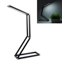 LED bureaulamp 3W opvouwbare aanpassing USB Charging Eye Protection tafellamp (zwart)