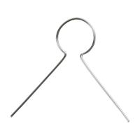 Creativ Company Metalen hanger - verzilverd, 50st.