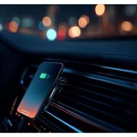 Autotelefoonhouder Maclean, magnetisch, universeel, voor ventilatierooster, ABS materiaal, MC-326