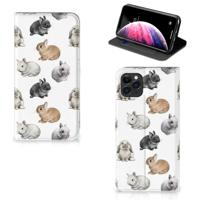 Smartphone hoesje voor Apple iPhone 11 Pro Max Konijntjes