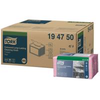 Reinigingsdoek Tork W8 Premium 1-laags 40 vel rood 194750 | 8 stuks