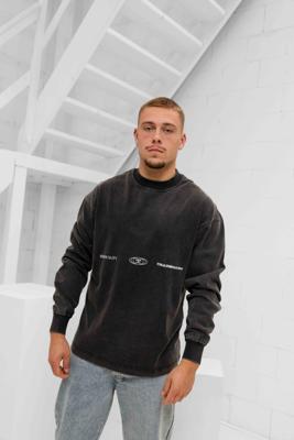 Jorcustom Uncommonminds Longsleeve T-Shirt Heren Donkergrijs - Maat XL - Kleur: Donkergrijs | Soccerfanshop
