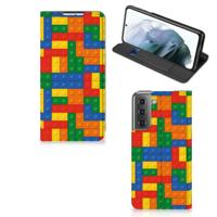Samsung Galaxy S21 FE | Hoesje met Magneet | Blokken