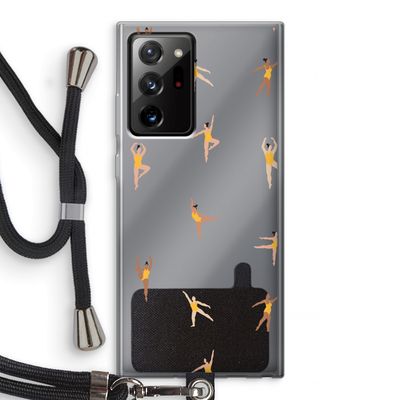 Dans #2: Samsung Galaxy Note 20 Ultra / Note 20 Ultra 5G Transparant Hoesje met koord