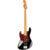 Sadowsky MetroExpress Hybrid P/J Bass Roasted Maple Lefthand Solid Black High Polish linkshandige elektrische basgitaar