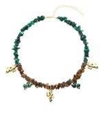 Eshvi collier à pendentif cactus - Marron Eshvi collier à pendentif cactus - Marron