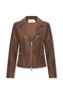 Helena Hart Zipper Biker 7288 Jackets Mousse
