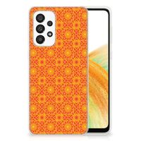 Samsung Galaxy A33 5G TPU bumper Batik Oranje - thumbnail