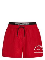 Karl Lagerfeld short de bain Rue St Guillaume - Rouge - thumbnail