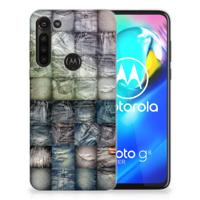Silicone Back Cover Motorola Moto G8 Power Spijkerbroeken