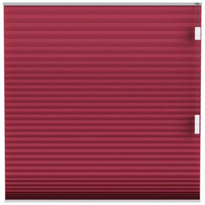 Leen Bakker - Fenstr Plisségordijn Montreal Dubbel 25mm Verduisterend - Bordeaux (65602) - Polyester - Rood - 120x10x10 Cm