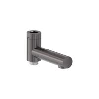 Baduitloop MAY Voor Regendoucheset 1/2" Aansluiting Geborsteld Carbon Black PVD