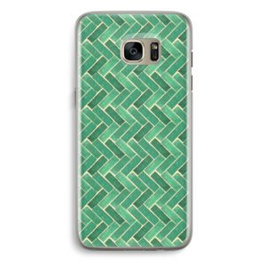 Moroccan tiles 2: Samsung Galaxy S7 Edge Transparant Hoesje