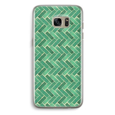 Moroccan tiles 2: Samsung Galaxy S7 Edge Transparant Hoesje