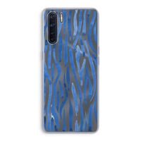 Blauwe nerven: Oppo A91 Transparant Hoesje