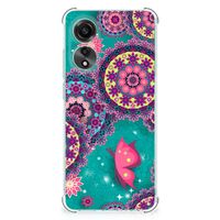 OPPO A78 4G Back Cover Cirkels en Vlinders