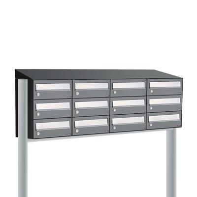 Allux Hive Set 4-Breed, 3-Hoog Met Dak Op Statief Antraciet - 40030065_4x3ds