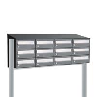 Allux Hive Set 4-Breed, 3-Hoog Met Dak Op Statief Antraciet - 40030065_4x3ds
