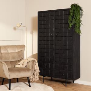 Kabinet Brandy Black | 2 deuren 4 lades STF-1507